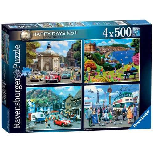 *A Grade* Happy Days No 1 - Look North! (4 x 500 pieces)